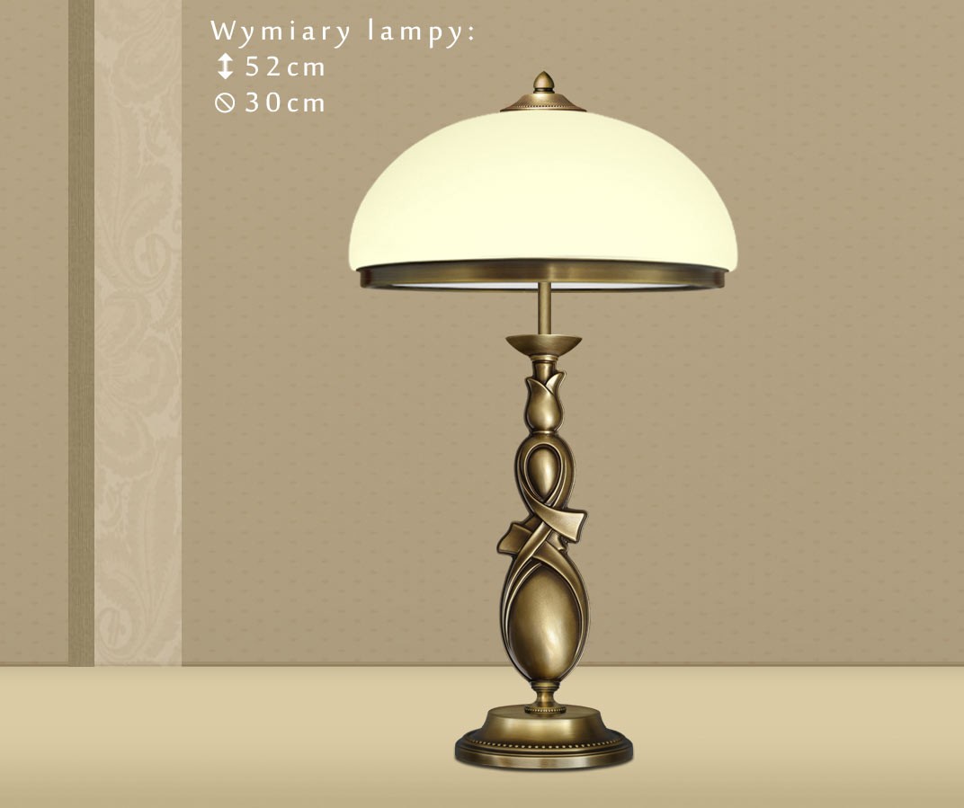 Mosiężna lampa na komodę DR-B2BE