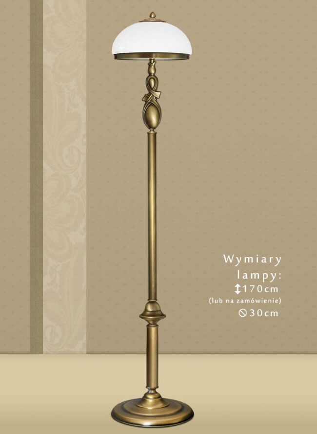 Lampa podłogowa z mosiądzu DR-P1