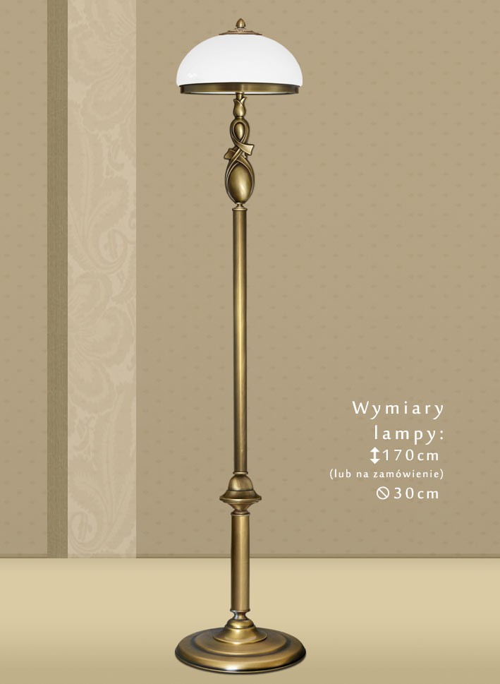 Lampa podłogowa z mosiądzu DR-P1