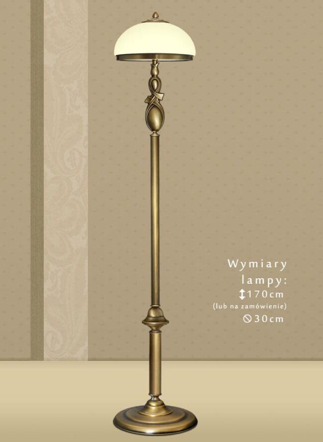 Lampa podłogowa mosiężna DR-P1E
