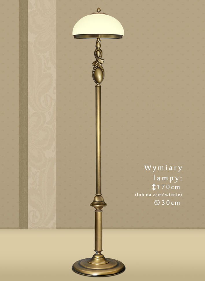 Lampa podłogowa mosiężna DR-P1E
