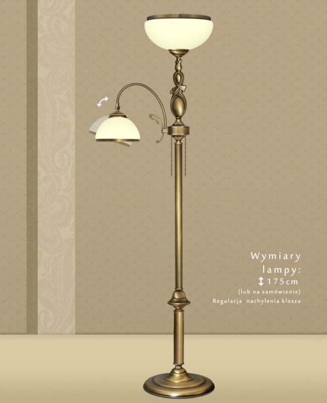 Klasyczna lampa podłogowa DR-P2E