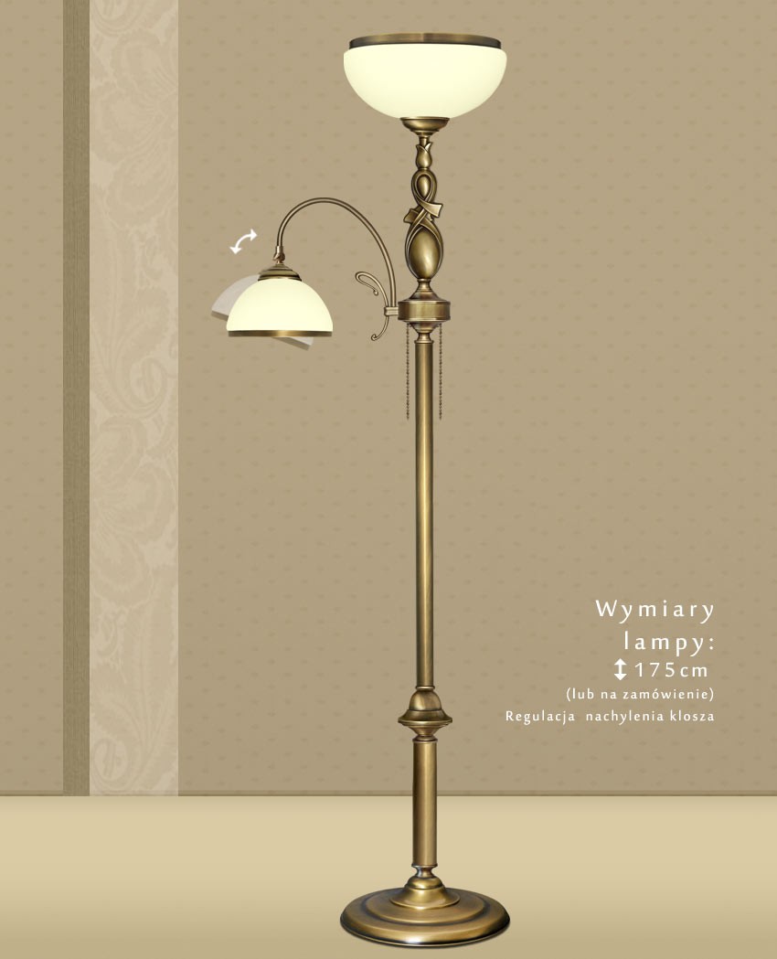 Klasyczna lampa podłogowa DR-P2E