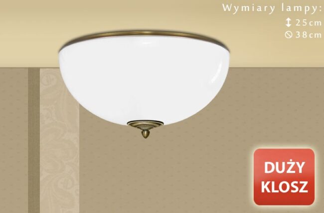 Klasyczny plafon mosiężny DR-PL3D