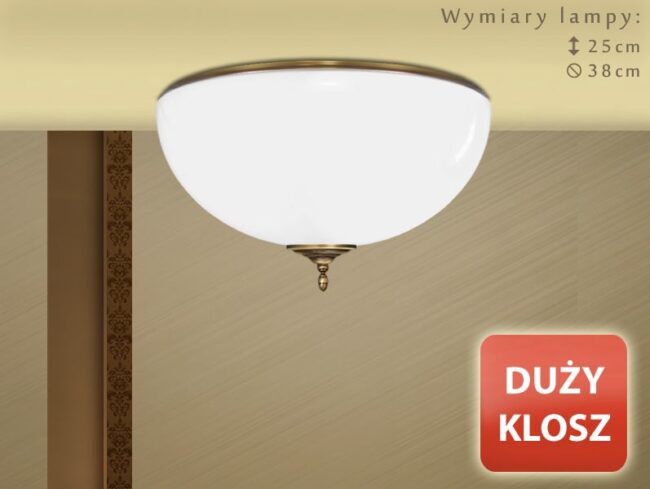 Klasyczny plafon mosiężny SR-PL3D
