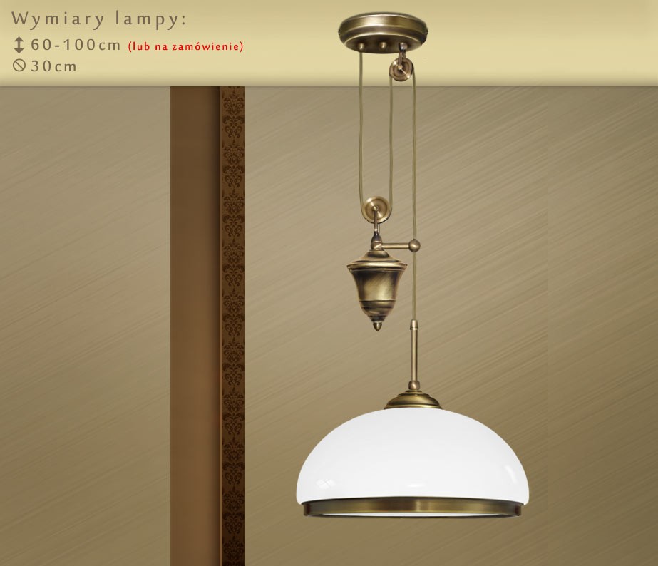 Lampa mosiężna SR-S1P