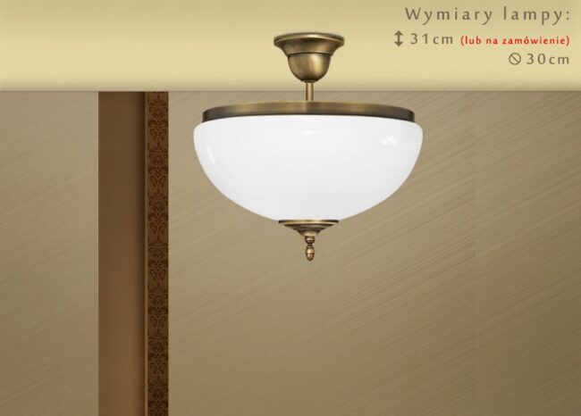Lampa sufitowa z mosiądzu SR-S1AK