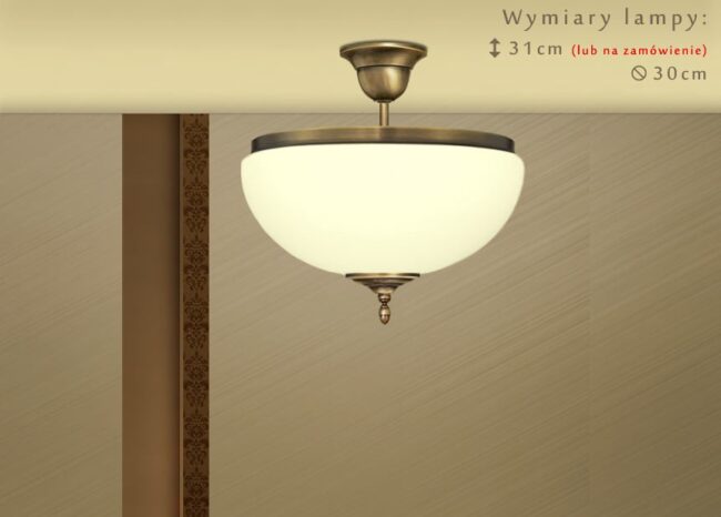 Lampa sufitowa mosiężna SR-S1AKE