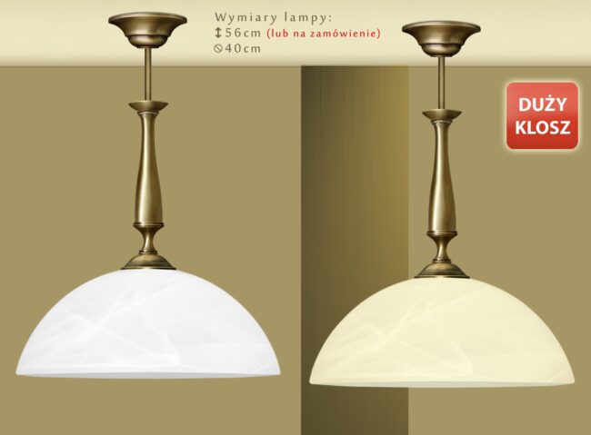 Lampa klasyczna z mosiądzu U-S1D