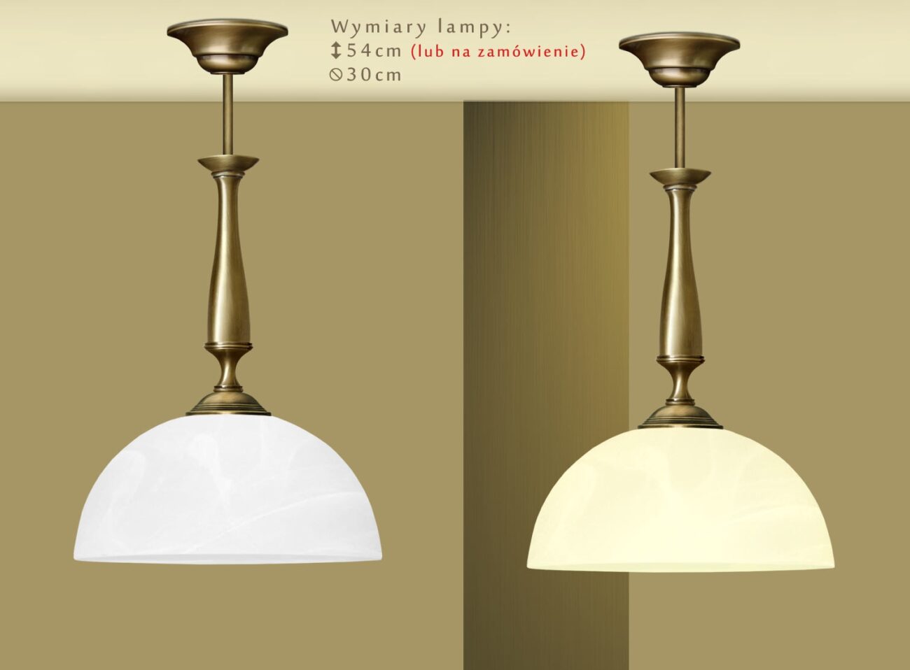 Klasyczna lampa sufitowa U-S1B