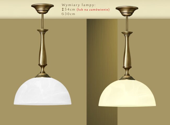 Klasyczna lampa sufitowa U-S1B