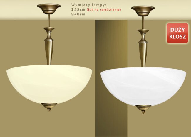 Lampa sufitowa z mosiądzu U-S1AD
