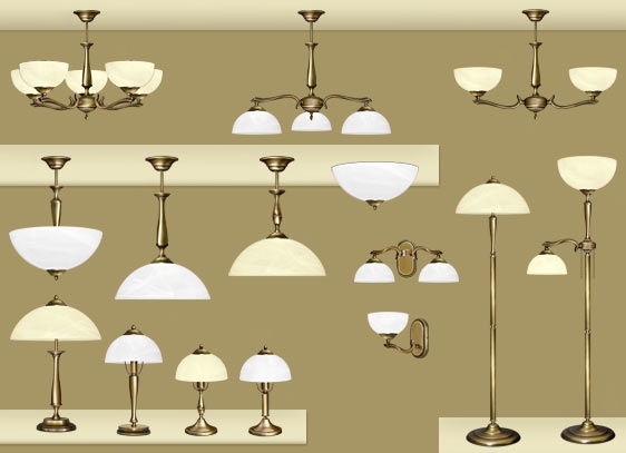 Klasyczna lampa dwuramienna U-S2