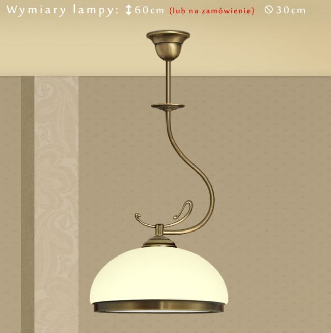 Lampa klasyczna z mosiądzu DR-S1E