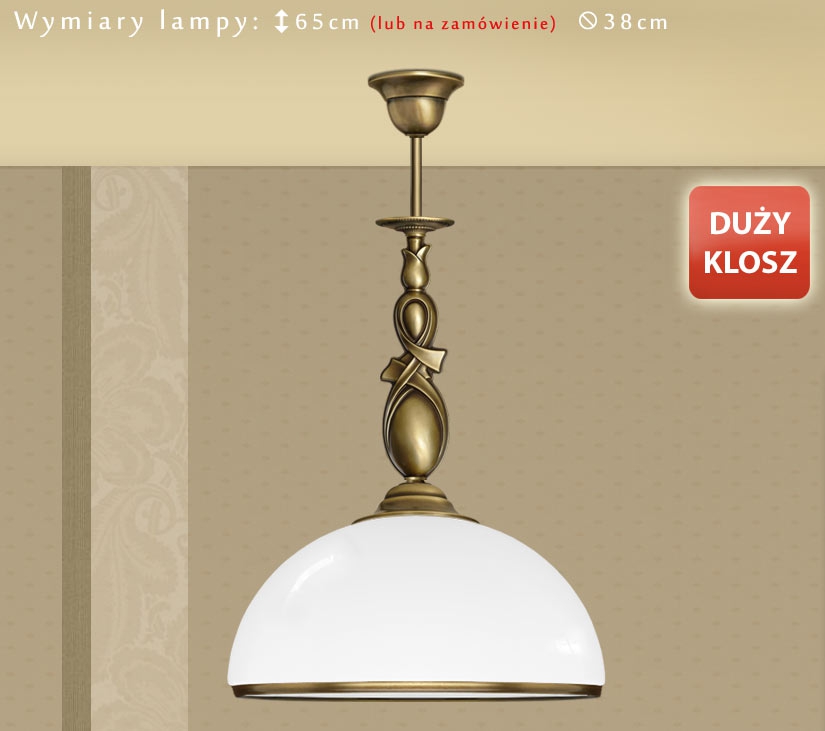 Lampa sufitowa z mosiądzu DR-S1BD