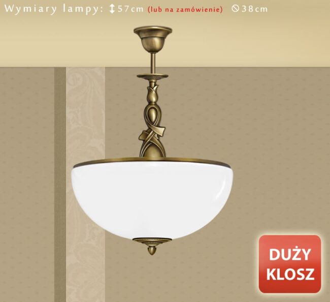Lampa sufitowa mosiężna DR-S1ABD