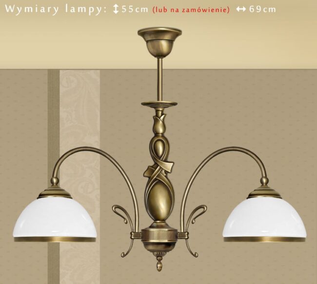 Klasyczna lampa sufitowa DR-S2B