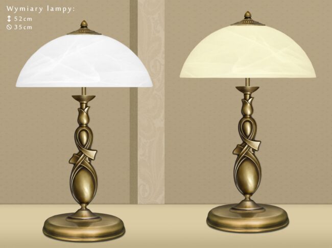 Mosiężna lampa stołowa D-B2
