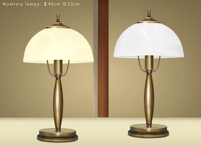 Mosiężna lampa stołowa C-B1G