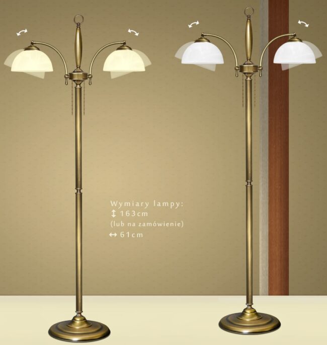 Klasyczna lampa podłogowa C-P2N