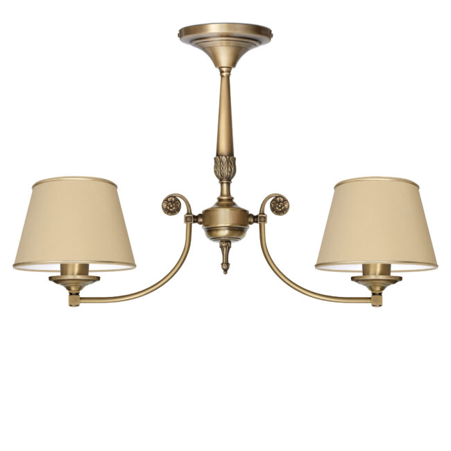 Lampa klasyczna z dwoma abażurami NA-S2K