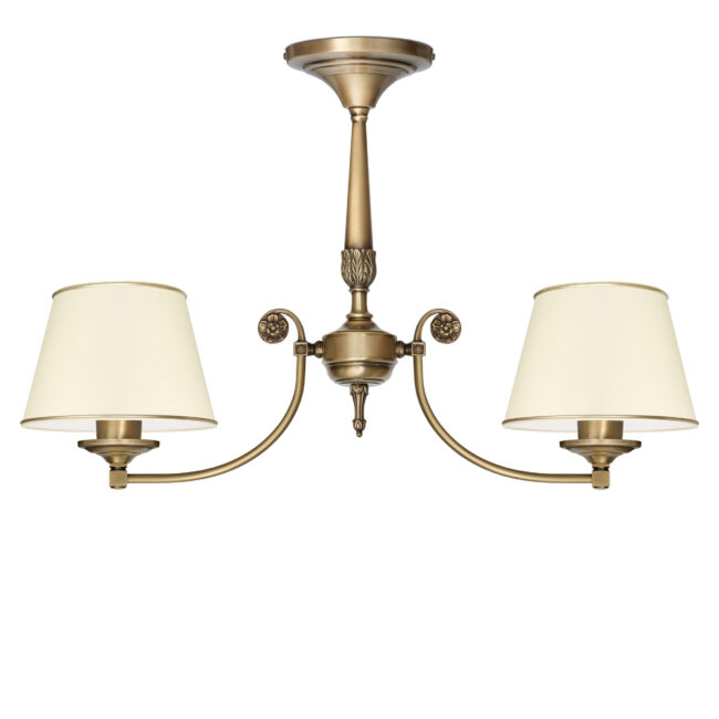Lampa klasyczna z dwoma abażurami NA-S2K