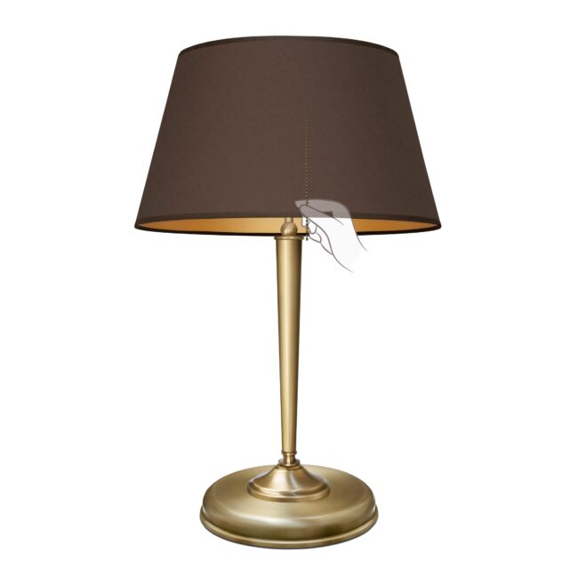 Prosta klasyczna lampa na komodę YA-B2m-L