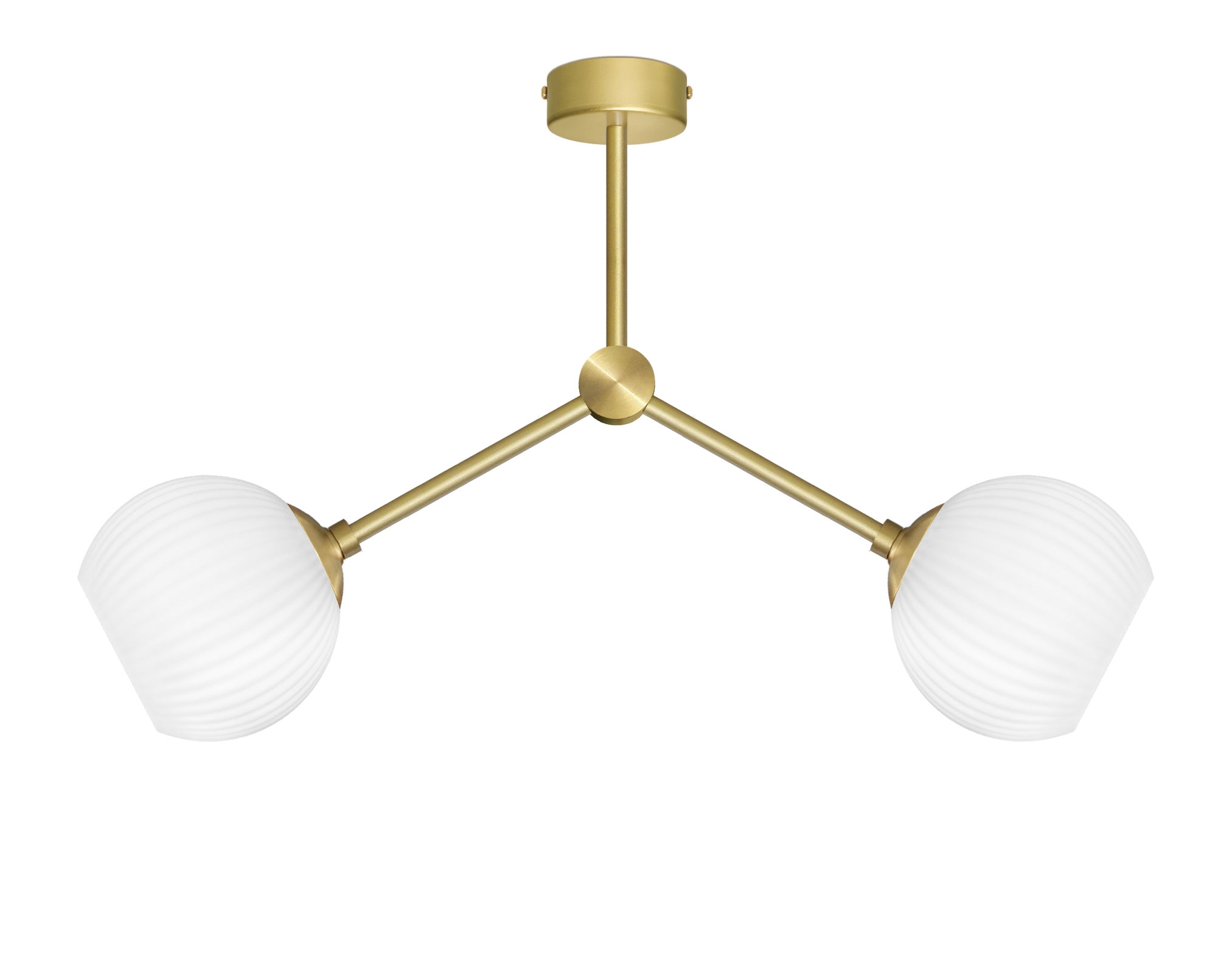 Złota lampa wisząca do przedpokoju GN-S2
