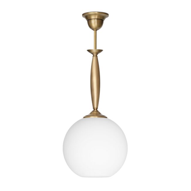 Elegancka złota lampa wisząca z kulą QC-S1D