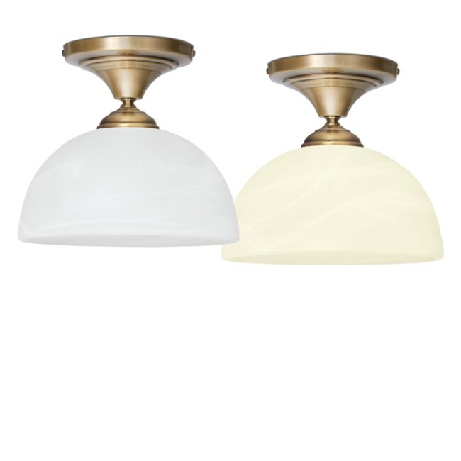 Mosiężna lampa przysufitowa M-PL1G25